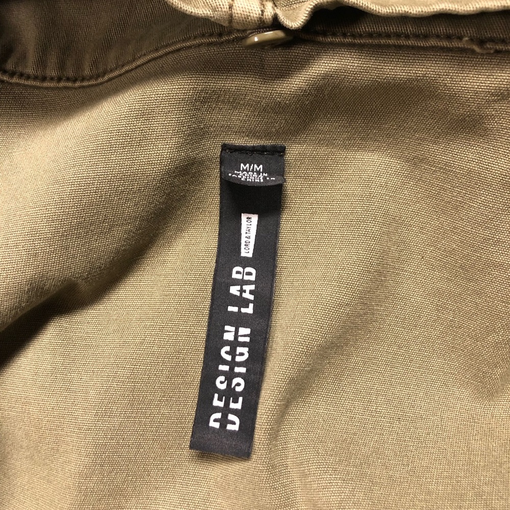 Design Lab Olive Green Utility Jacket - Picture 14 of 16